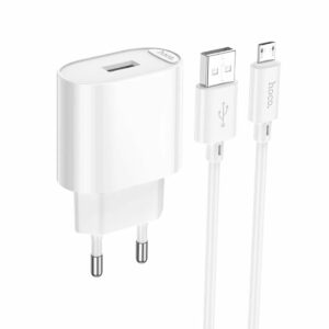 СЗУ HOCO C109A + Кабель Micro 1m/ 1 USB/ Выход: 10.5W/ Белый
