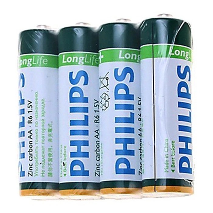 Батарейка Philips R6/4SH 40BOX LongLife (CN)