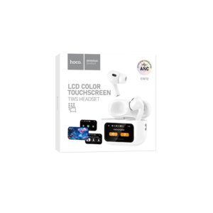 Наушники HOCO EW72/ Внутриканальные/ Чехол 360mAh/ 4 часов музыки/ BT 5.4/ Дисплей/ Белый