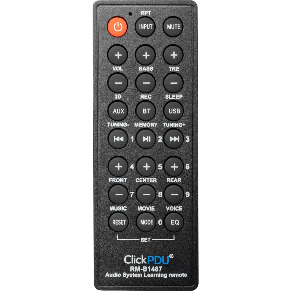 Универсальный пульт ClickPdu для Microlab RM-B1487 (для аудиосистем с функцией обучения)