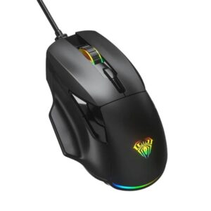 Мышь игровая AULA F815/ Посветка/ 6кн/ 6400Dpi/ 1.5м/ Черный
