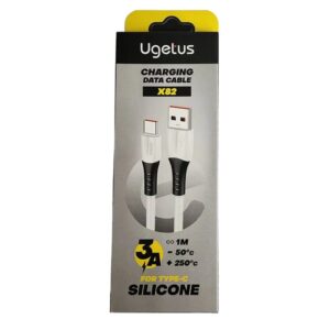 Кабель USB X82 Type-C 5A силиконовый 1000mm (White)
