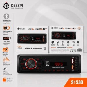 Автомагнитола DEESPI DEE-CR101BT 2USB/BT/TF/FM/ISO/4RCA