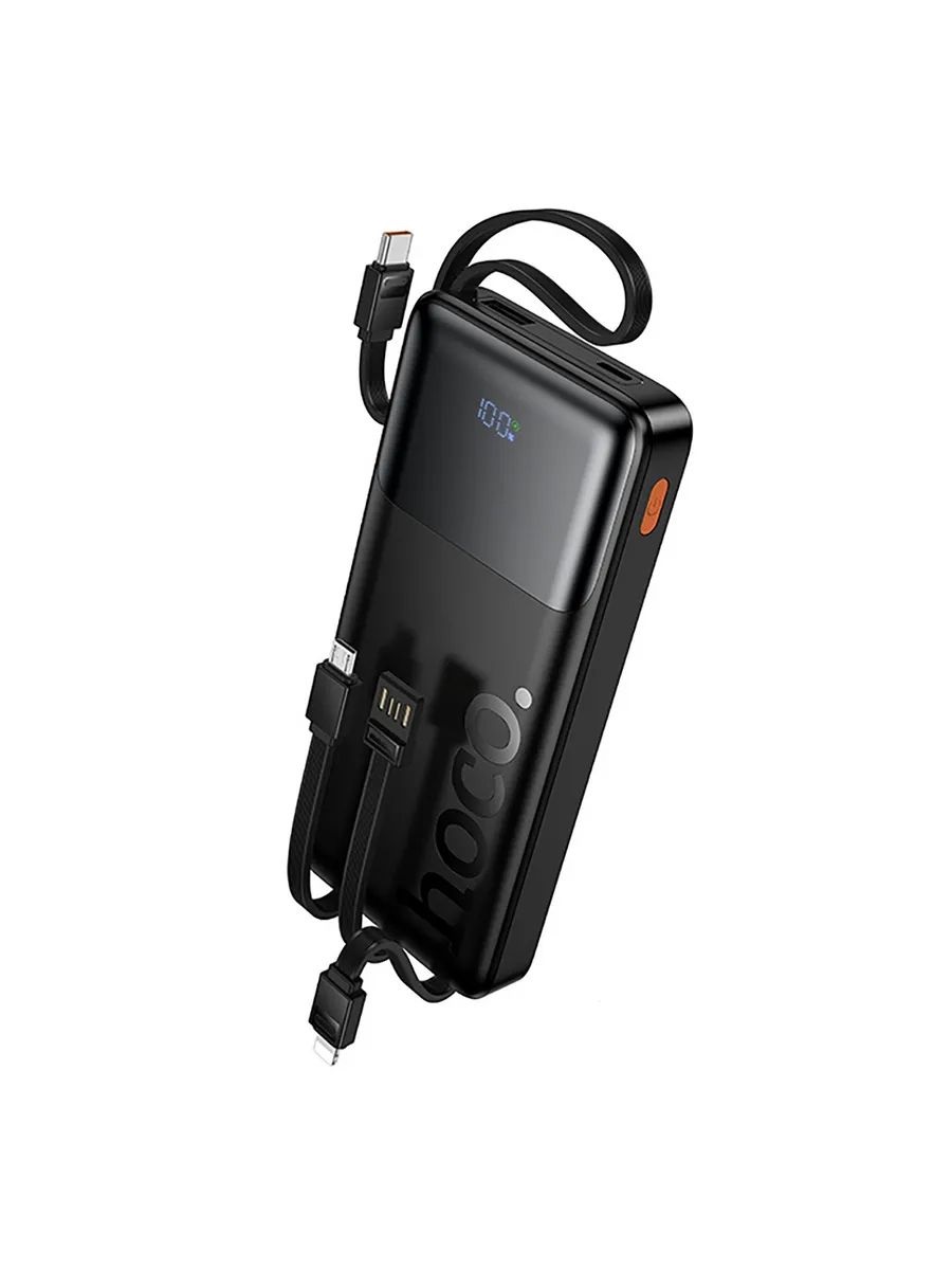 HOCO J156 Founder Powerbank 10000mAh/22.5W+PD20W/4 cable/Black
