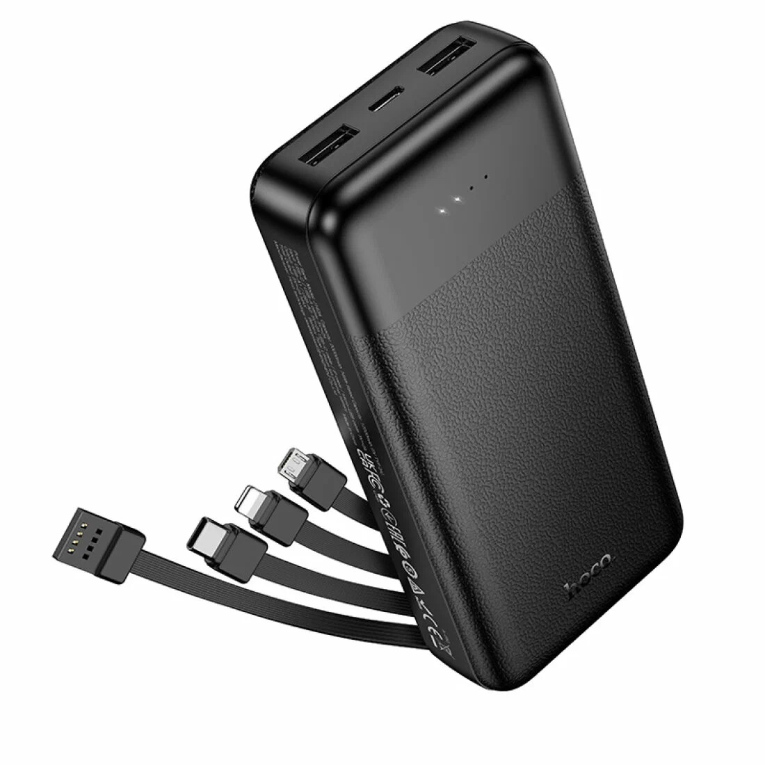 HOCO J163A Graceful Powerbank 20000mAh/4 cable/Black