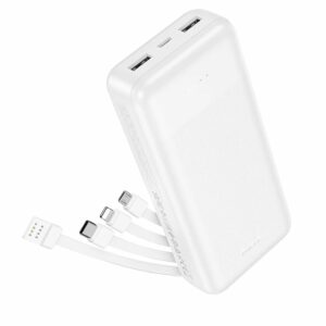 HOCO J163A Graceful Powerbank 20000mAh/4 cable/White