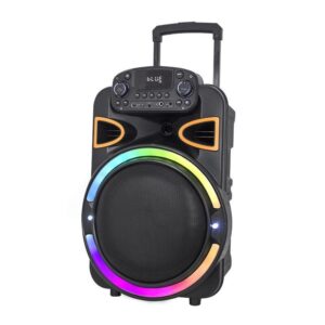 Напольная светящаяся беспроводная колонка Mivo MD-112 с караоке/60Вт/FM/Bluetooth/USB/SD/AUX/АКБ